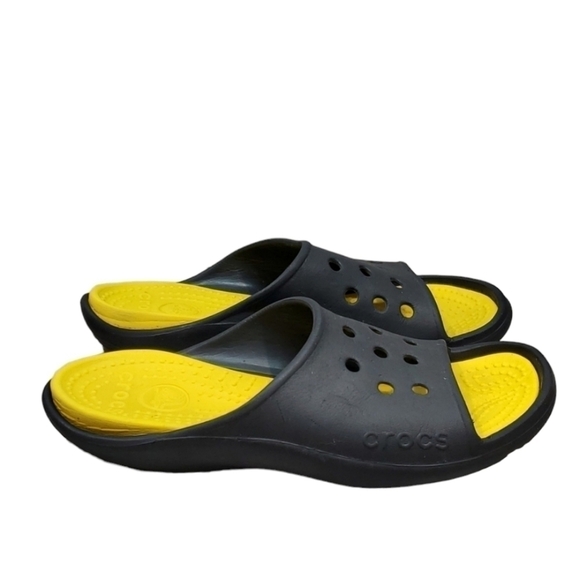 Crocs Mens Outdoor Rubber Sandals Flip flip shoes sz 13 - Picture 1 of 11